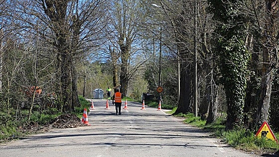 Arrancan las obras de mejora de los accesos a Cortes desde Burgos