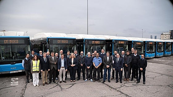 Los autobuses cedidos por Madrid ya están viajando a Burgos
