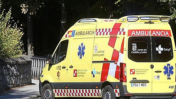 Herido un motorista por una caída en una carretera provincial de Burgos
