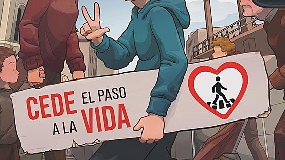 Andando Burgos lanza una campaña de sensibilización ante el aumento de los atropellos