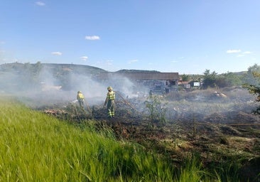 Controlado un incendio a las afueras de Burgos