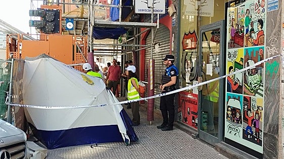 Muere un hombre aplastado por un montacargas en unas obras en Burgos