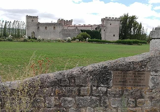 Imagen desde el exterior del castillo de Sotopalacios.