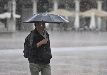 El drástico cambio de tiempo que se espera en Burgos este fin de semana: las fuertes tormentas ponen fin al calor extremo