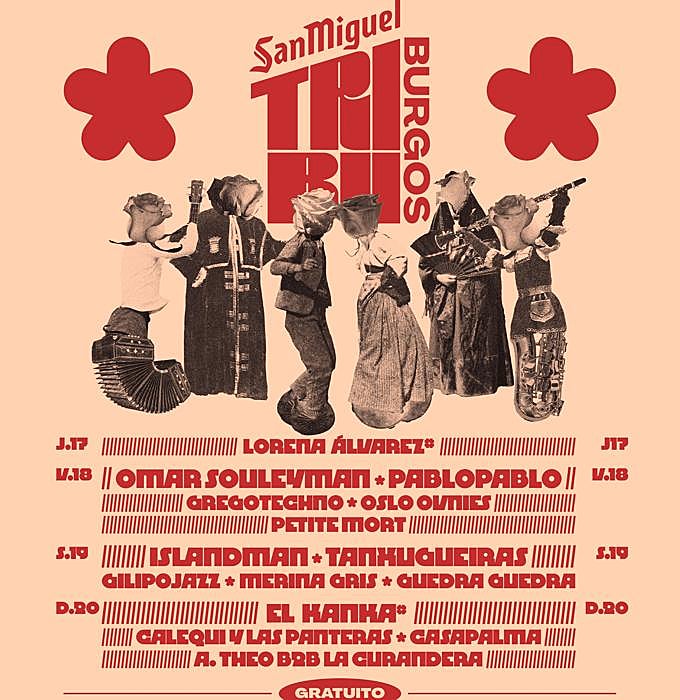 Cartel del festival Tribu.
