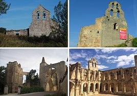 Monumentos recuperados en la provincia de Burgos.