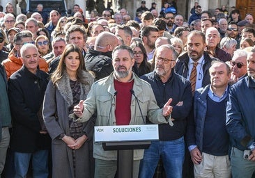 Santiago Abascal en Burgos este jueves.