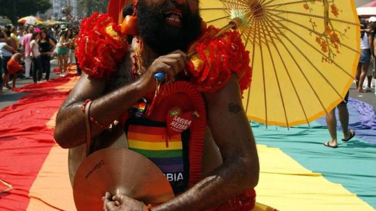 Homosexuales toman la playa de Copacabana en un desfile del orgullo gay |  Canarias7