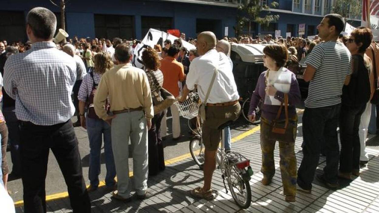 Huelga de profesores públicos no universitarios