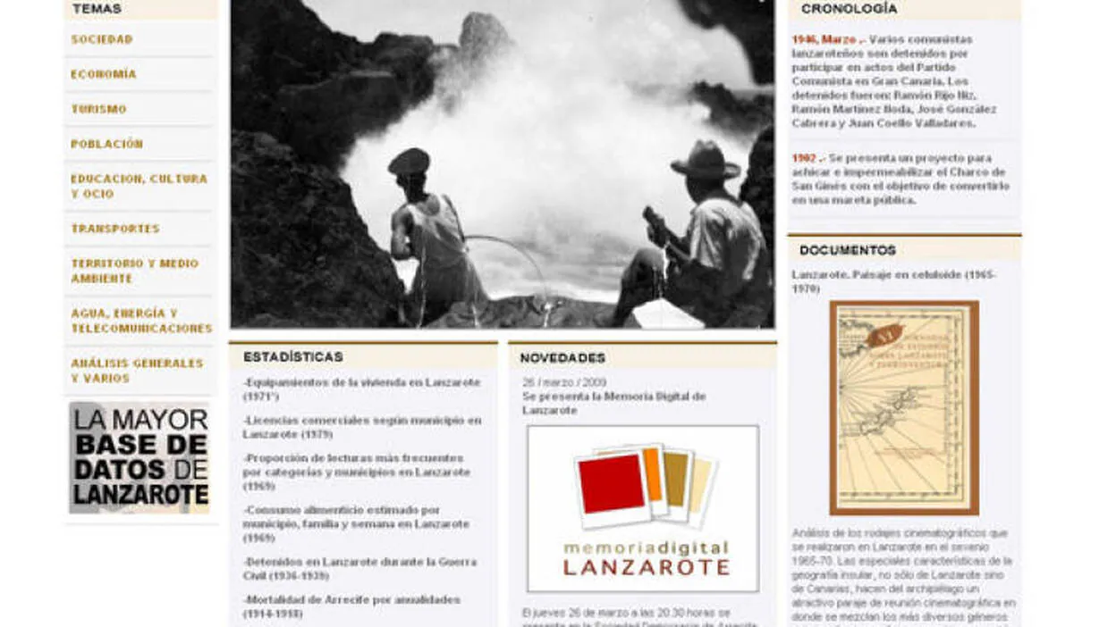 Se presenta el proyecto Memoria Digital de Lanzarote