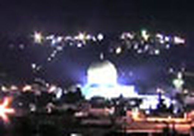 Supuesto OVNI sobre Jerusalén - vídeo 2