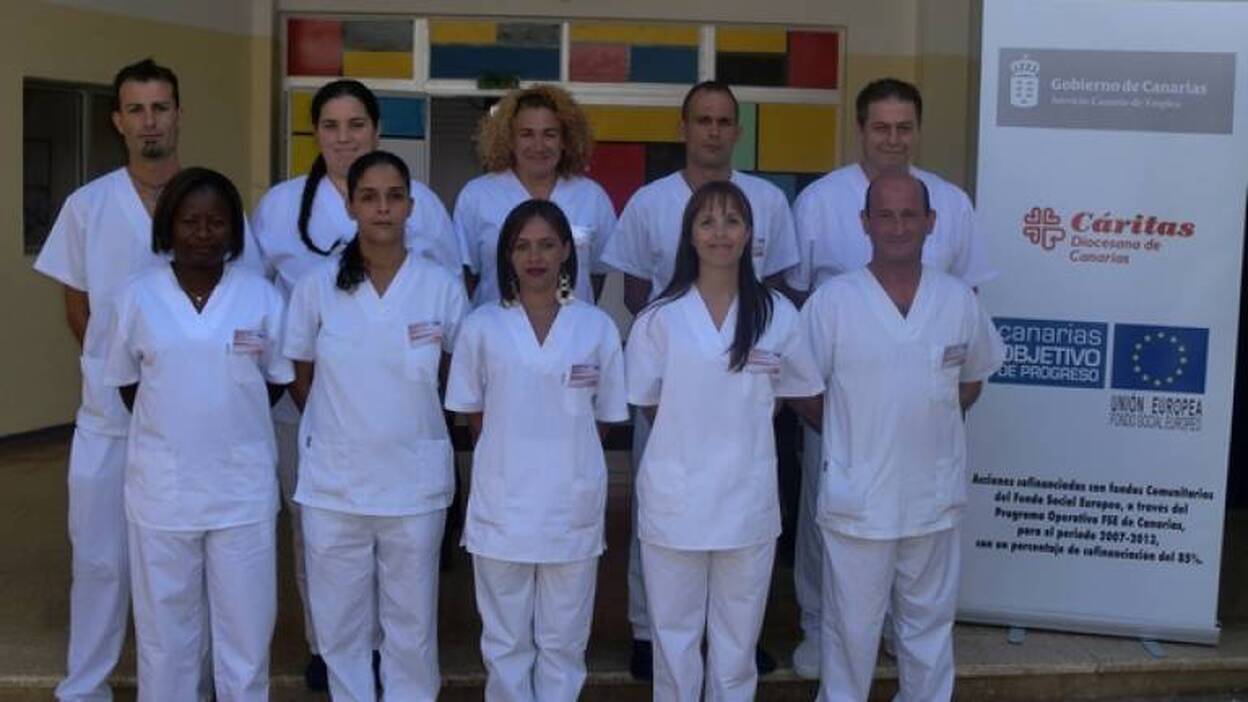 El programa Geito de Cáritas prepara a 15 personas