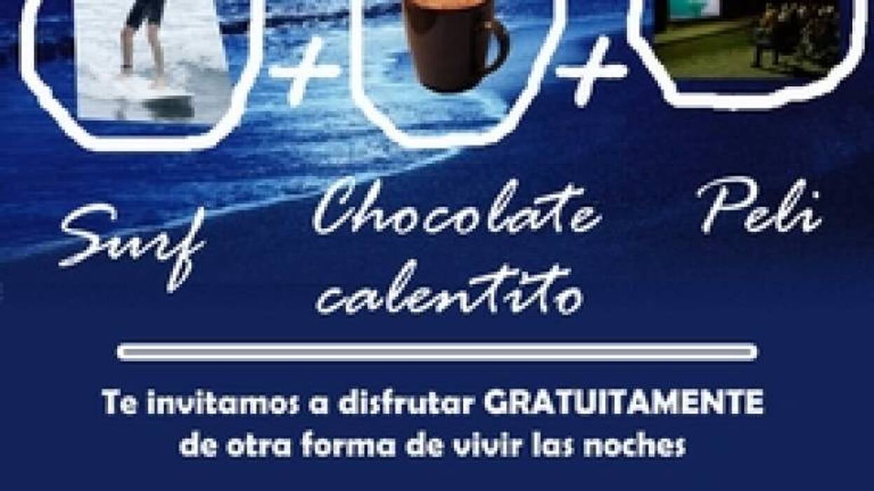 Proponen noches de surf, chocolate y cine