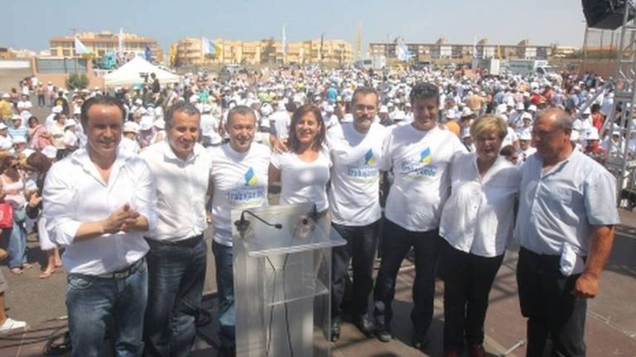 CC y su tradicional caravana electoral en Fuerteventura