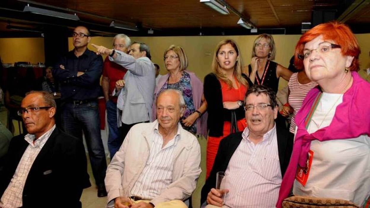 Sede del PSOE en el Auditorio Alfredo Kraus
