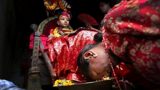 Las 36 virtudes de la &#039;niña diosa&#039; de Nepal