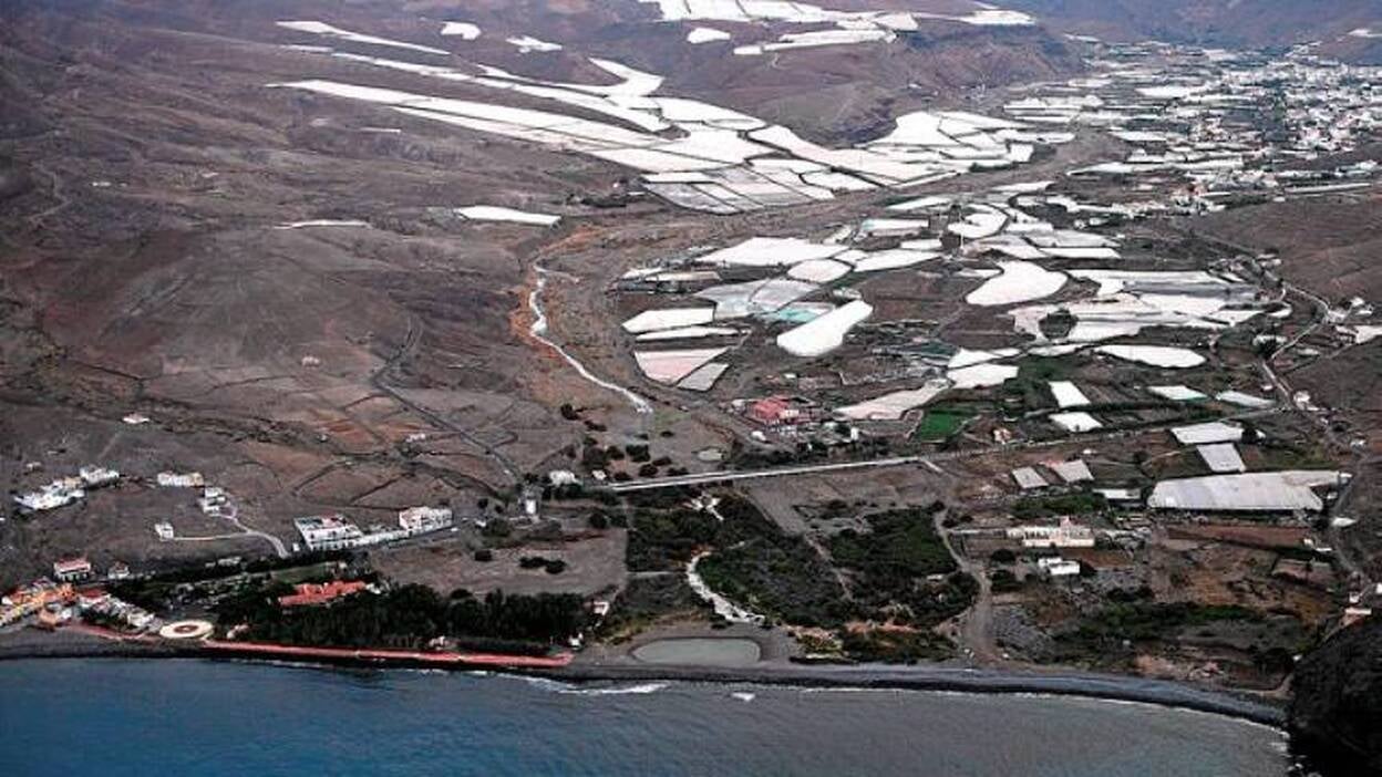 De acampada en los barrancos