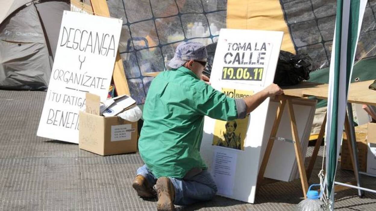 Los "indignados" siguen en San Telmo