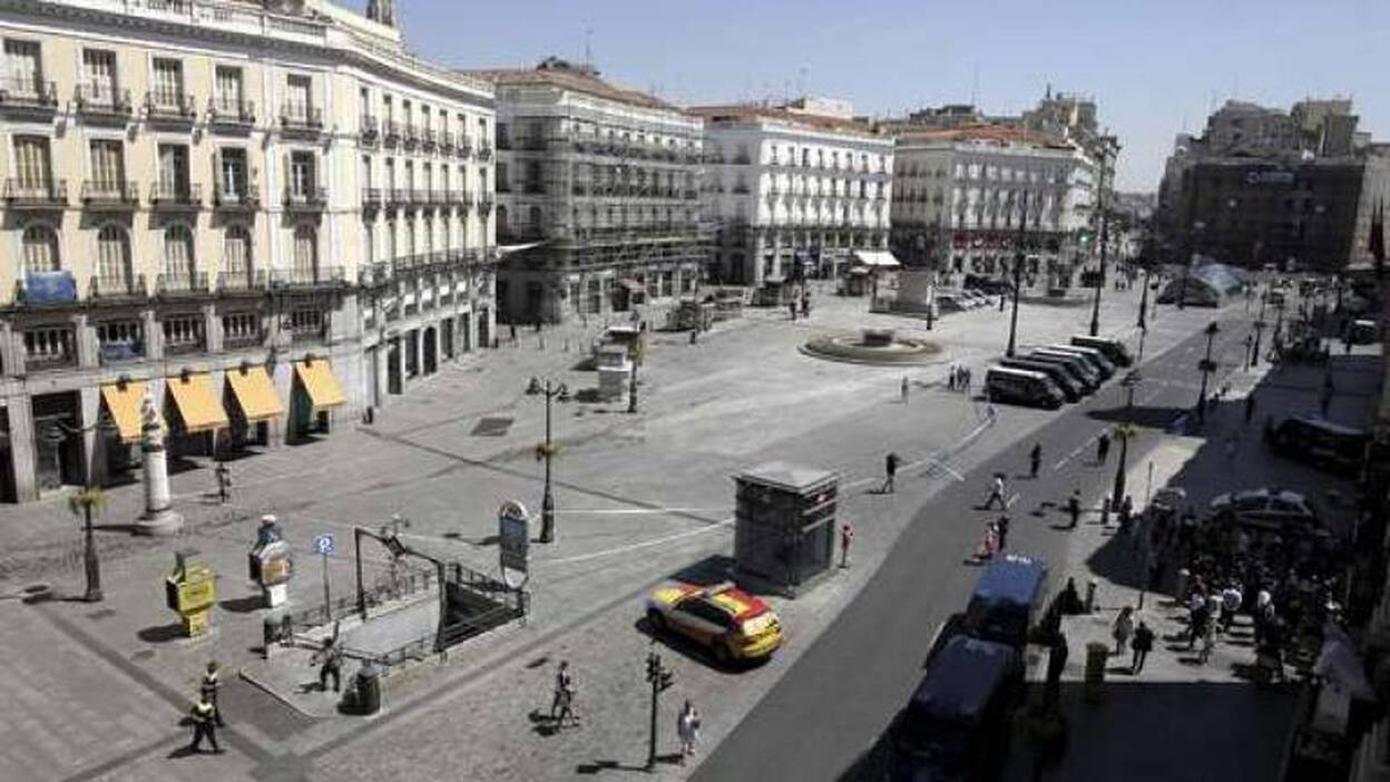 Cierran los comercios, el Metro y las Cercanías de la Puerta del Sol