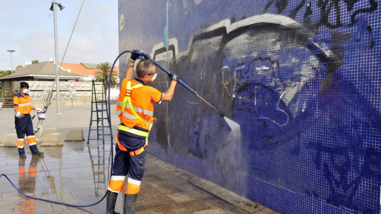 Inician un plan de choque de limpieza y cuidado del Parque Santa Catalina