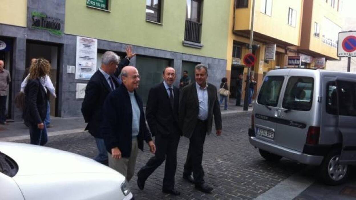 Rubalcaba, en El Hierro