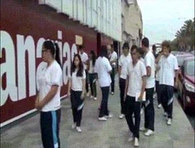 Visita al CANARIAS7 del CEIP San Vicente Paúl