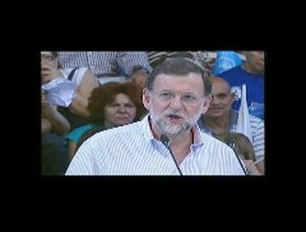 Mariano Rajoy: "Tenemos unas candidaturas de postín, de primera categoría, mujeres y hombres de las islas y un excelente número 1, José Manuel Soria".