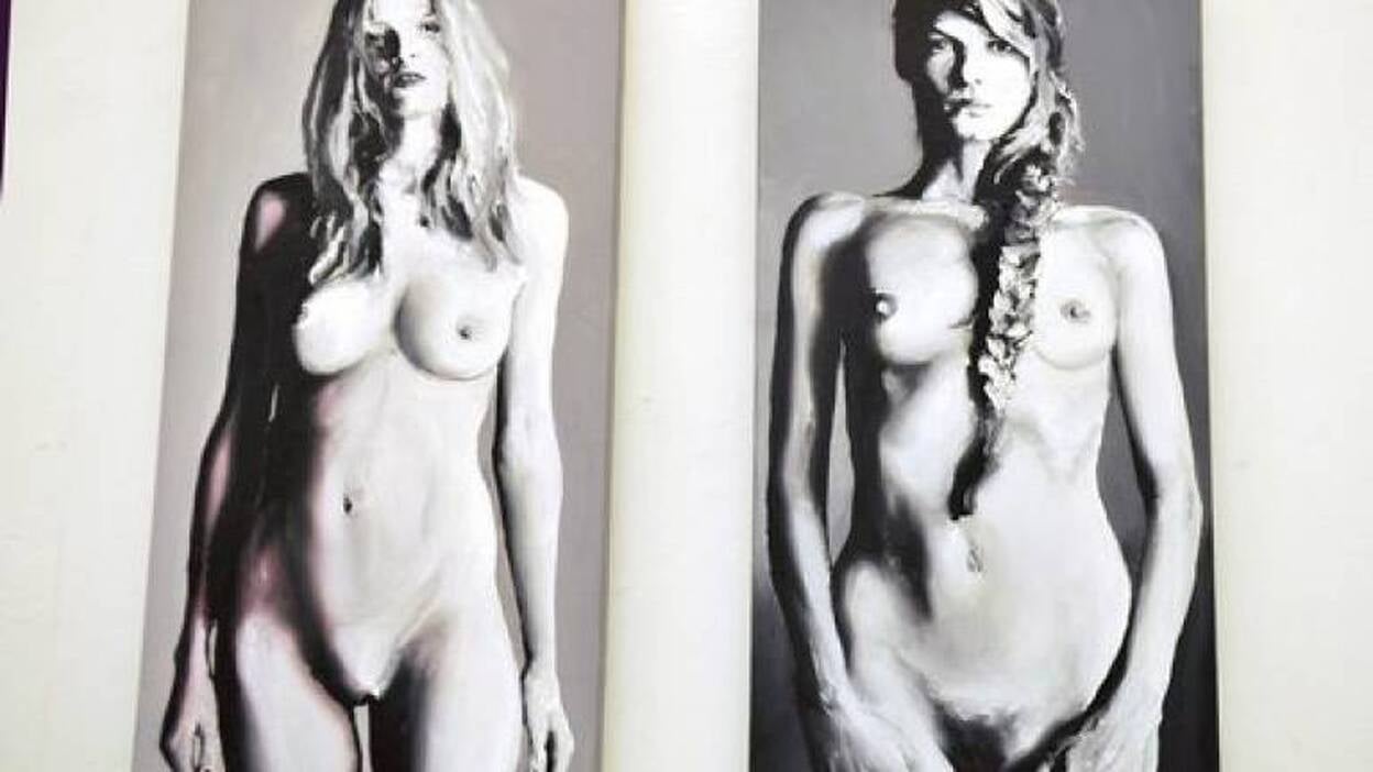 La pintura de Idáñez sacraliza la realidad en la sala Manuel Ojeda