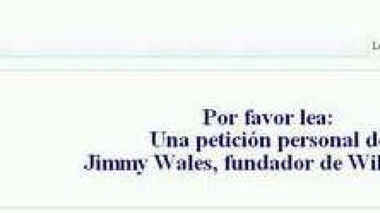 Wikipedia vuelve a pedir donaciones para "proteger y mantener" su espacio web