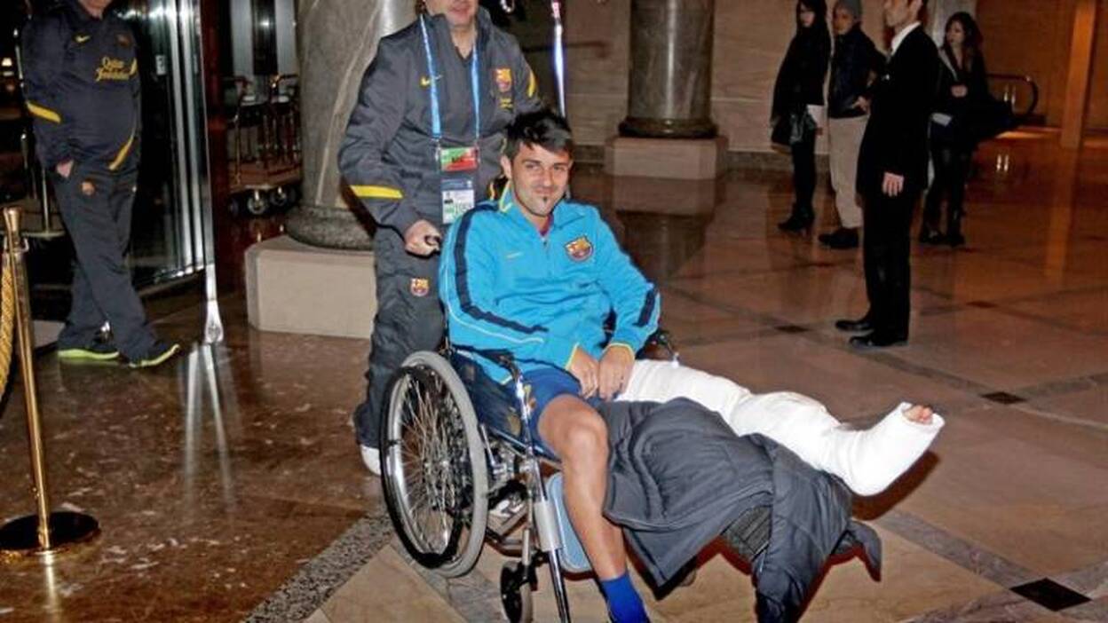 David Villa: "Que cuenten conmigo"