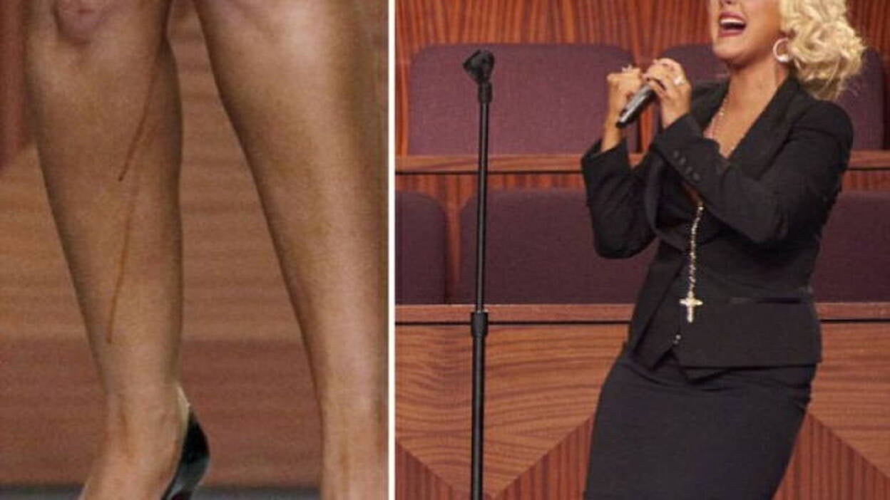 ¿Qué le cae por las piernas a Christina Aguilera? | Canarias7