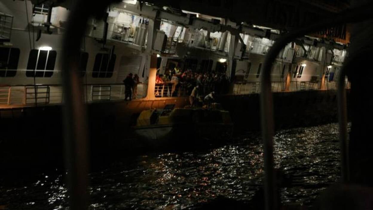 Imágenes inéditas del naufragio del Costa Concordia