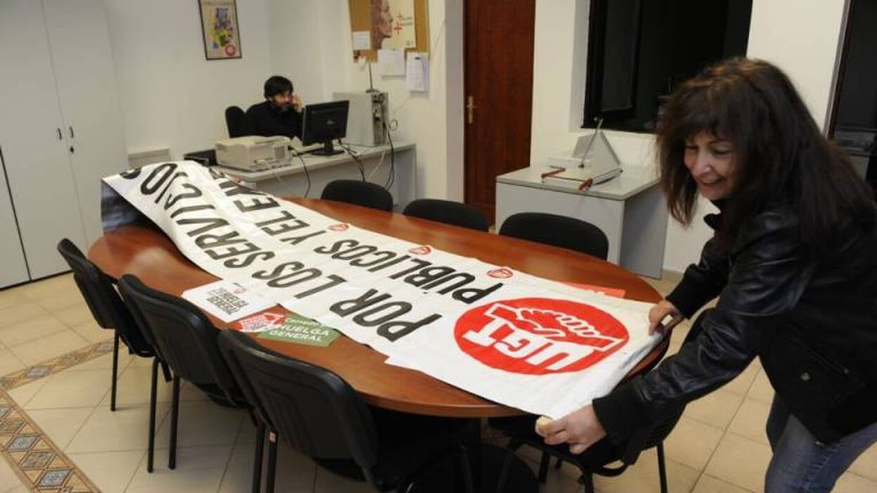 Preparativos para la huelga general