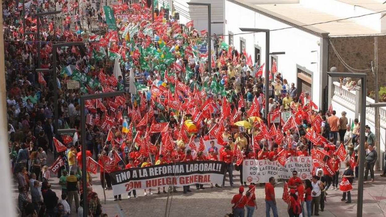 Puerto del Rosario, de huelga general