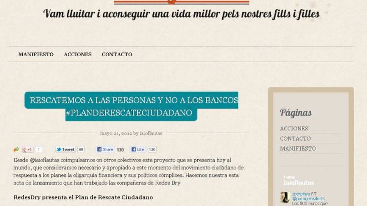 El fenómeno "yayoflauta" se extiende por las redes sociales