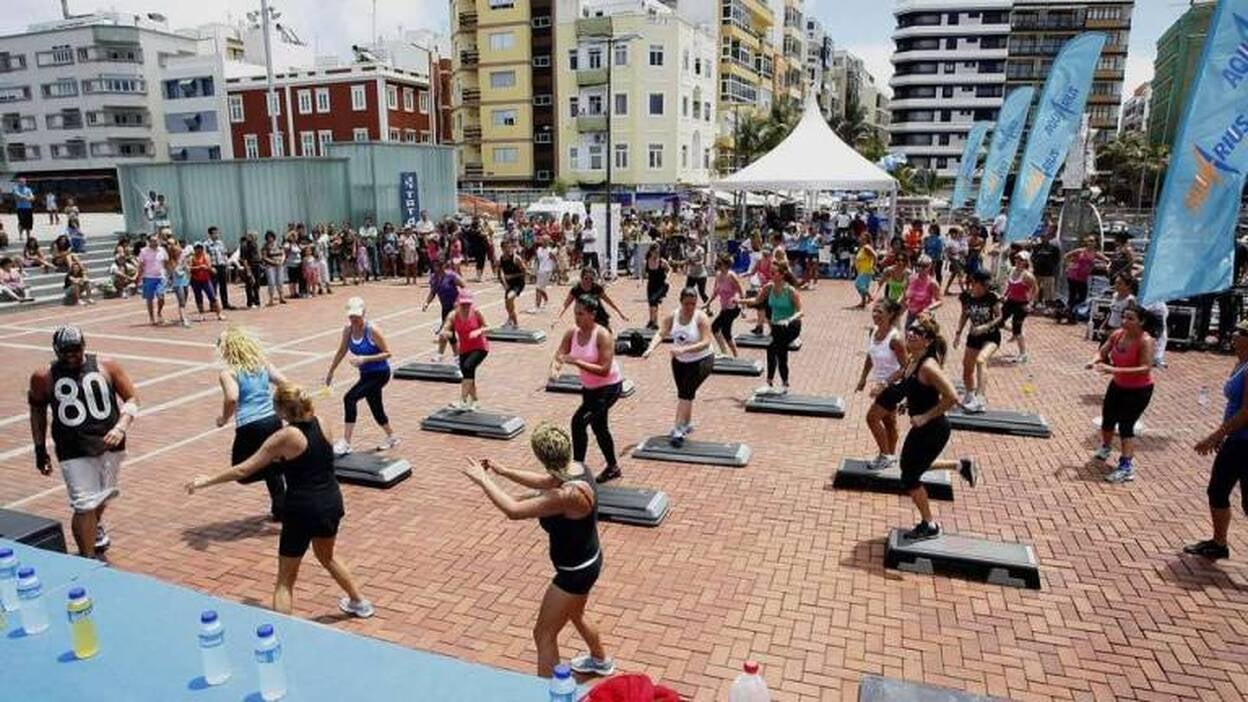 Aerobic en Las Canteras