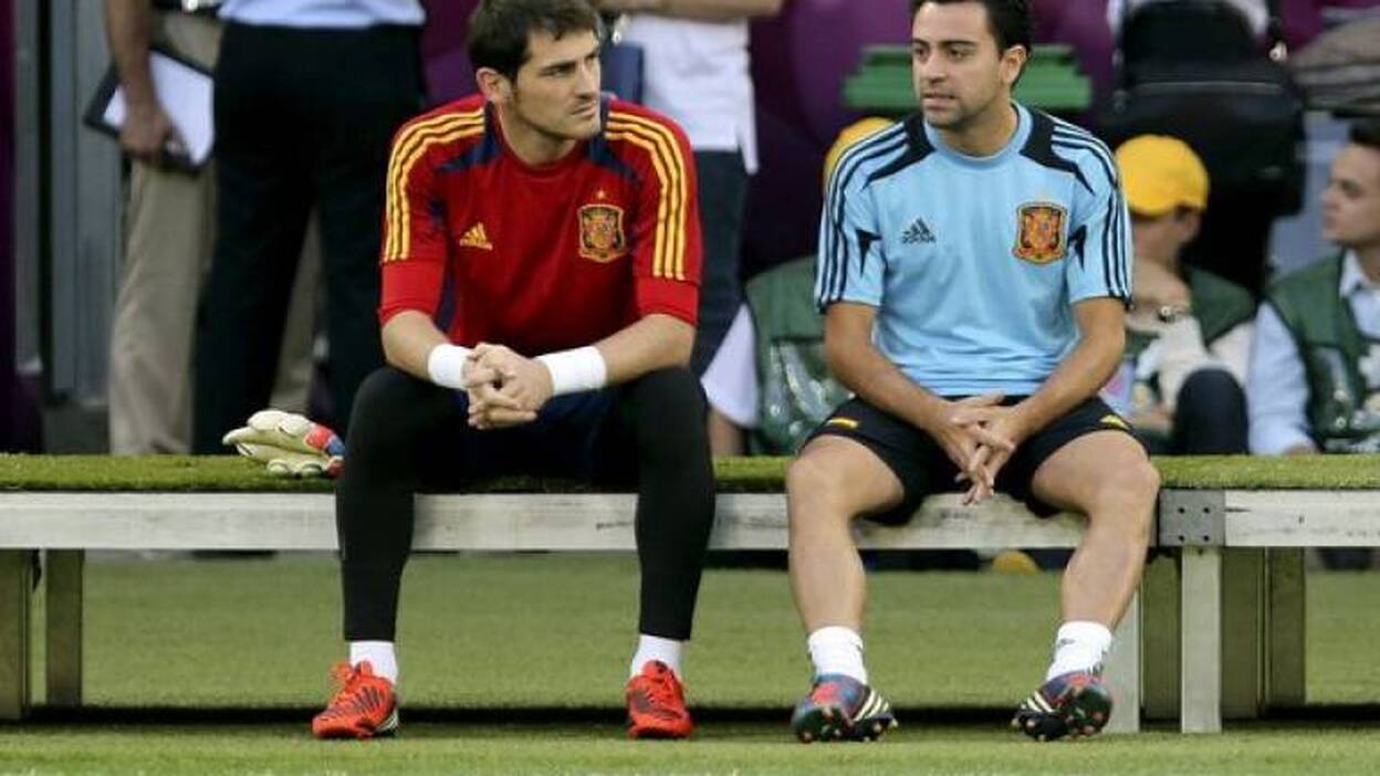Casillas y Xavi, vidas paralelas