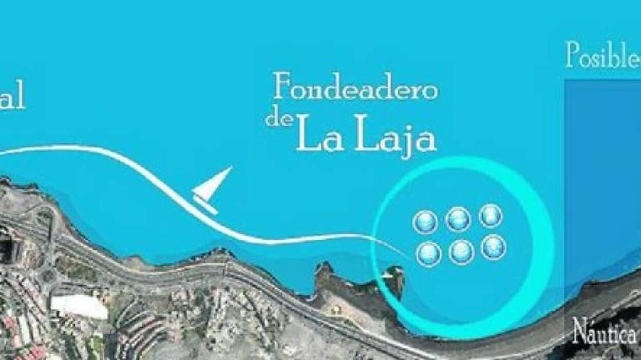 El fondeo en La Laja, en octubre