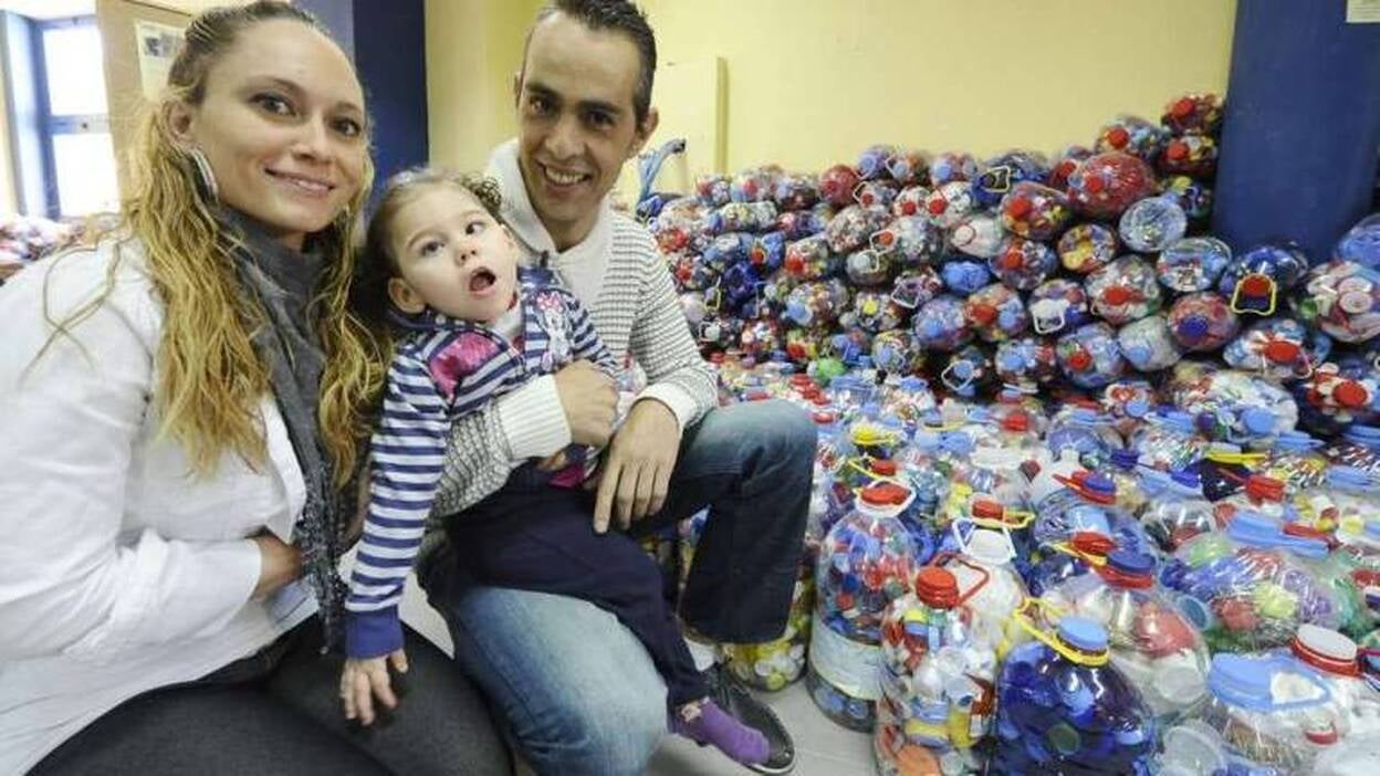 Tapones solidarios hacen feliz a Iraitza