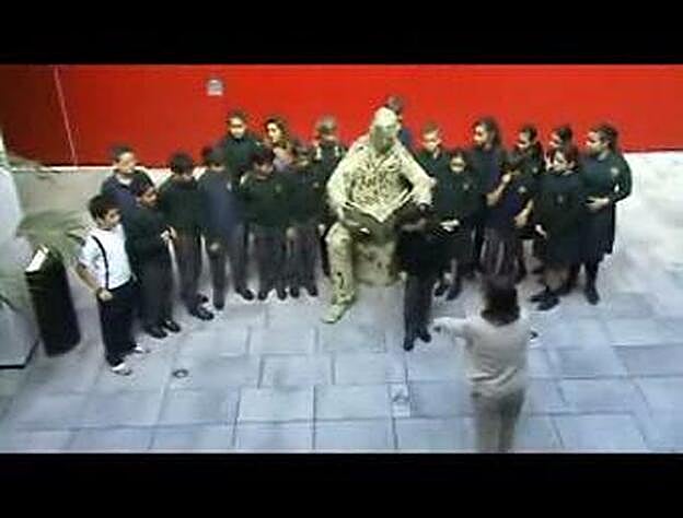 Visita del colegio Pueris al Canarias7