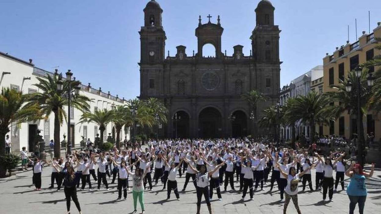 Flashmob en Santa Ana