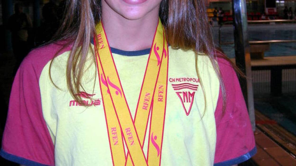 La alevín Elena Melián, doble medalla de bronce
