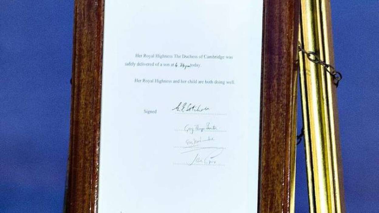 Expectación en Reino Unido por el 'bebé real'