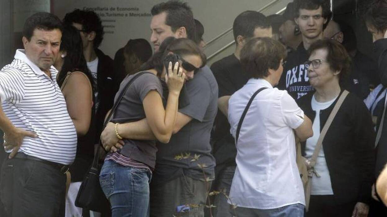 Dolor y desolación de los familiares del tren siniestrado