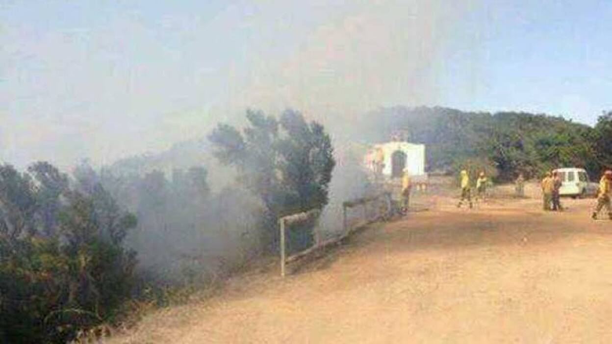 Estabilizado un incendio forestal en Vallehermoso