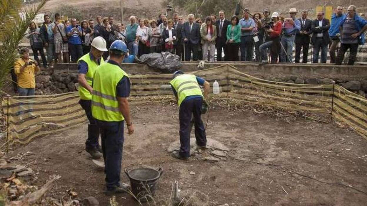 El Cabildo abre el pozo de Tenoya