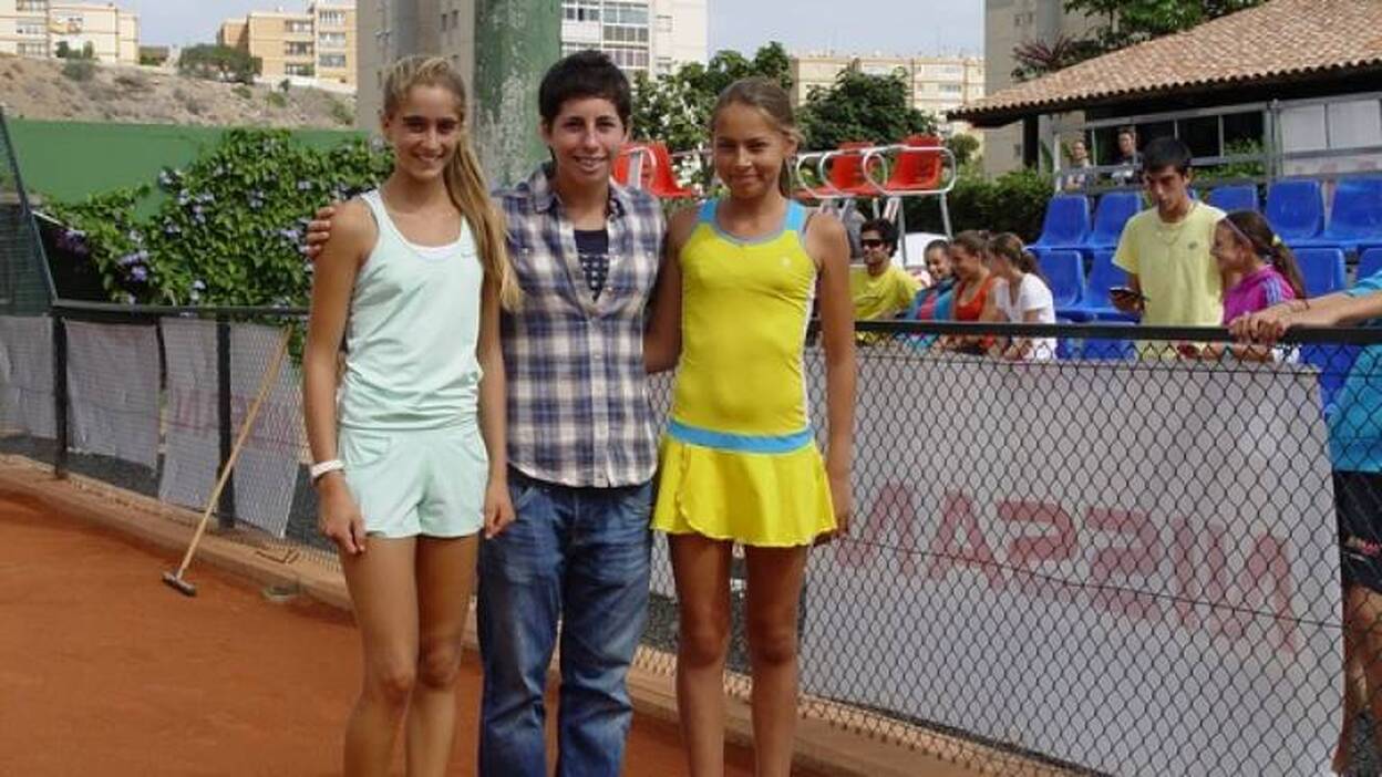 Carla Suárez: "El tenis canario tiene un futuro prometedor"
