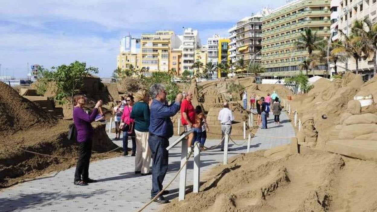 El belén de arena supera las 30.000 visitas