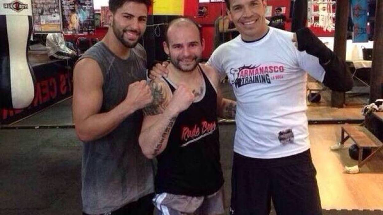 Ferino V, entre campeones del mundo