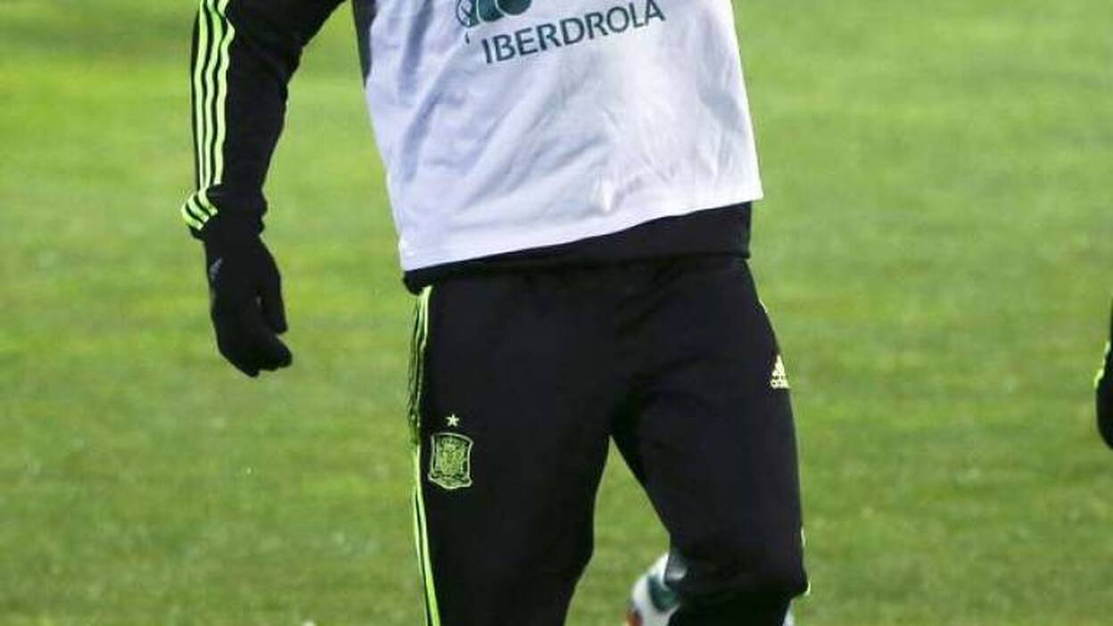 Entrenamiento de la selección española
